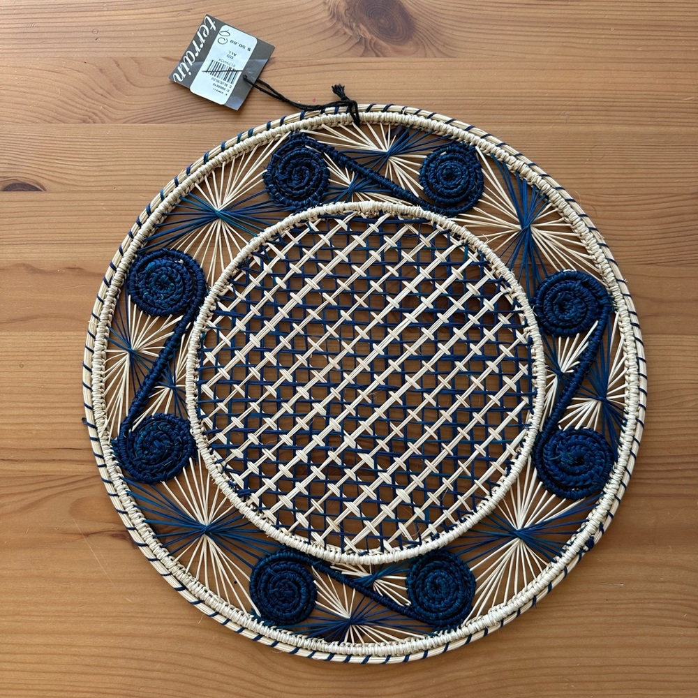 NWT Terrain x Anthropologie Woven Placemat set of 2